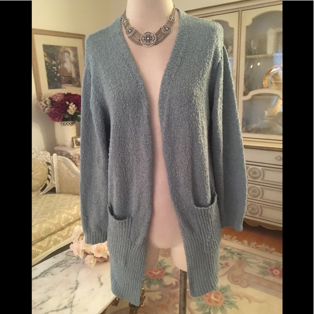 Warm & Cozy Lifestyle open front cardigan size L